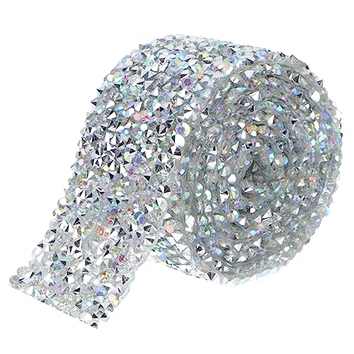 HEALSOPTHY Selbstklebendes Strassband Glitzernde Diamant Ribbon für DIY Kleidung Silber Ab Dekorative Accessoires für Hochzeiten Kleider und Bastelprojekte HEALSOPTHY Selbstklebendes Strassband Glitzernde Diamant Ribbon für DIY Kleidung Silber Ab Dekorative Accessoires für Hochzeiten Kleider und Bastelprojekte von HEALSOPTHY