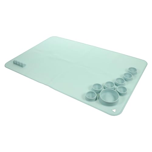 HEALSOPTHY Silikon Bastelmatte rutschfest Abwaschbar Vielseitig Einsetzbar für Malen Resin Gießen Schmuckherstellung Flexible Antihaft Tischmatte für DIY Kreativprojekte Blau HEALSOPTHY Silikon Bastelmatte rutschfest Abwaschbar Vielseitig Einsetzbar für Malen Resin Gießen Schmuckherstellung Flexible Antihaft Tischmatte für DIY Kreativprojekte Blau von HEALSOPTHY