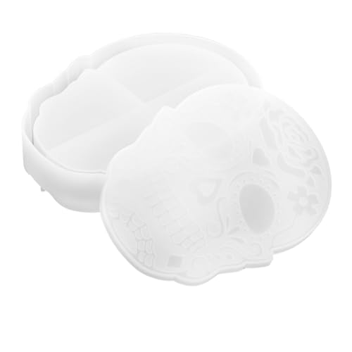 HEALSOPTHY Silikon Gießform Schädel Aufbewahrungsbox DIY Flexibles Transparentes Material Halloween Dekoration Schmuck Box Kreativ Gestalten Langlebig Leicht zu Reinigen HEALSOPTHY Silikon Gießform Schädel Aufbewahrungsbox DIY Flexibles Transparentes Material Halloween Dekoration Schmuck Box Kreativ Gestalten Langlebig Leicht zu Reinigen von HEALSOPTHY