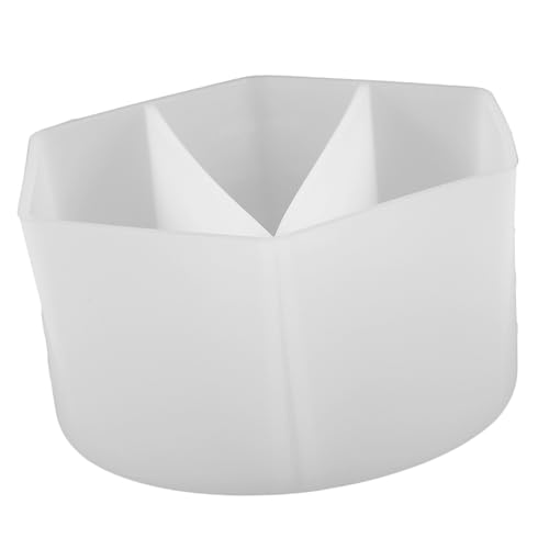 HEALSOPTHY Silikon Pouring Becher Fach Geteilt DIY Farbmischbecher für Acrylfarbe und Epoxidharz Leicht zu Greifen und Reinigen für Künstler Studenten und Bastler von HEALSOPTHY