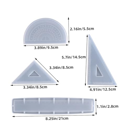 HEALSOPTHY Silikonform Lineal Teilig Präzise Gießform für Epoxidharz DIY Bastelprojekte Ölbeständig für Exakte Messungen HEALSOPTHY Silikonform Lineal Teilig Präzise Gießform für Epoxidharz DIY Bastelprojekte Ölbeständig für Exakte Messungen von HEALSOPTHY