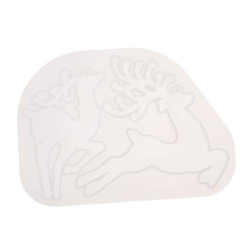 HEALSOPTHY Silikonform Weihnachtsanhänger DIY Gießform Elch Schlüsselanhänger Epoxidharzform Dekorativ Wiederverwendbar für Weihnachtsdeko Basteln HEALSOPTHY Silikonform Weihnachtsanhänger DIY Gießform Elch Schlüsselanhänger Epoxidharzform Dekorativ Wiederverwendbar für Weihnachtsdeko Basteln von HEALSOPTHY