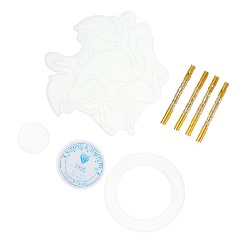 HEALSOPTHY Silikonform Windspiel Flamingo Transparente Epoxidharz Gießform für DIY Windspiele Bastelset für Erwachsene Zubehör für Hängedekoration Zufällige Farbe Zufällige Farbe HEALSOPTHY Silikonform Windspiel Flamingo Transparente Epoxidharz Gießform für DIY Windspiele Bastelset für Erwachsene Zubehör für Hängedekoration Zufällige Farbe Zufällige Farbe von HEALSOPTHY