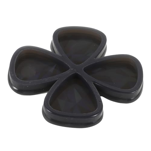 HEALSOPTHY Silikonform für DIY Gitarren Plektrum Schmuck Langlebig Vielseitig Holografische Epoxidharz Anhänger für Gitarren Zubehör und Schlüsselanhänger Kreative Bastelidee für Musik von HEALSOPTHY