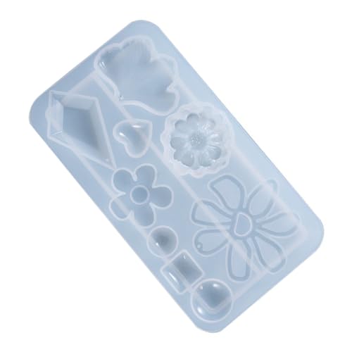 HEALSOPTHY Silikonform für Schmuckherstellung DIY Epoxidharz Ohrring Gießform Lebensmittelecht Flexibel und Wiederverwendbar für Kreative Anhänger und Persönliche von HEALSOPTHY