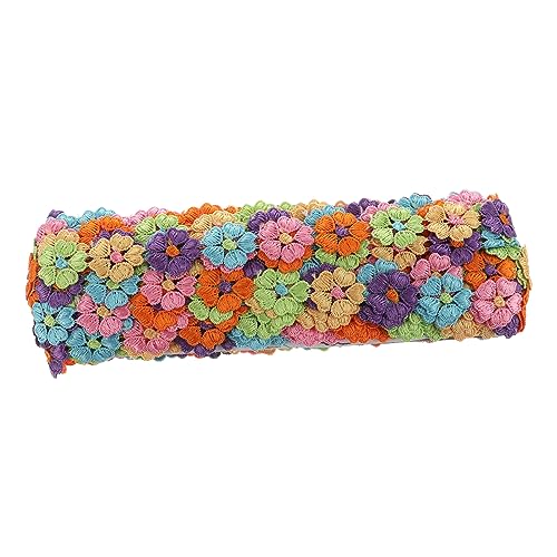 HEALSOPTHY Stickerei Spitze Dekorative Bänder für Diy Kleidung Zubehör Yards Mehrfarbige Blumenborte für Bastelprojekte Hochzeitsapplikationen und Haarschmuck HEALSOPTHY Stickerei Spitze Dekorative Bänder für Diy Kleidung Zubehör Yards Mehrfarbige Blumenborte für Bastelprojekte Hochzeitsapplikationen und Haarschmuck von HEALSOPTHY