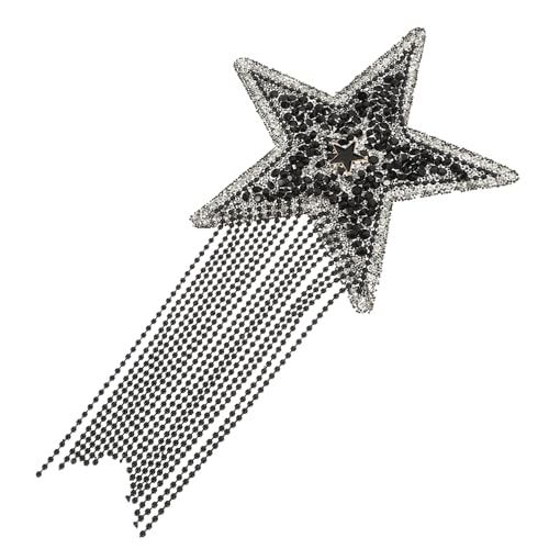 HEALSOPTHY Strass Stern Aufbügler Patch DIY Applikation Sternförmig mit Perlenkette zum Aufbügeln für Kleidung Rucksäcke und Hüte Reparatur und Dekoration Schwarz HEALSOPTHY Strass Stern Aufbügler Patch DIY Applikation Sternförmig mit Perlenkette zum Aufbügeln für Kleidung Rucksäcke und Hüte Reparatur und Dekoration Schwarz von HEALSOPTHY