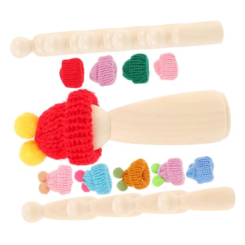 HEALSOPTHY Teiliges DIY Holzpuppen mit Naturbelassene Holzfiguren für Bemalen Sichere Langlebige Holzspielzeug Dekoration für Basteln und Weihnachtsgeschenke Zufällige Farbe Zufällige Farbe von HEALSOPTHY