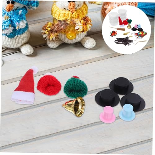 HEALSOPTHY Teiliges DIY Schneemann Bastelset für Erwachsene Bunte Modelliermasse und Festliche Accessoires Interaktives Weihnachtsdekorations Set für Familienfeiern und Winterpartys von HEALSOPTHY