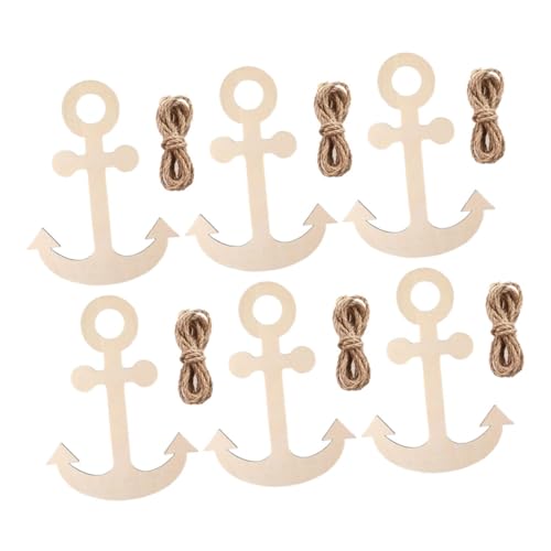HEALSOPTHY Teiliges Holzanker Deko zum Bemalen Robuste Holzanhänger mit Maritimem Design für Sommer Party DIY Bastelprojekte und Nautische Heimdekoration HEALSOPTHY Teiliges Holzanker Deko zum Bemalen Robuste Holzanhänger mit Maritimem Design für Sommer Party DIY Bastelprojekte und Nautische Heimdekoration von HEALSOPTHY