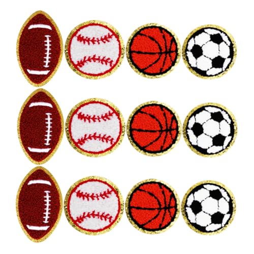 HEALSOPTHY Teiliges Sports Patches mit Baseball Basketball Fußball Rugby Bestickte Bügelbilder und Nähapplikationen für DIY Kleidung Rucksäcke Schuhe Hüte Einfache Befestigung durch Bügeln HEALSOPTHY Teiliges Sports Patches mit Baseball Basketball Fußball Rugby Bestickte Bügelbilder und Nähapplikationen für DIY Kleidung Rucksäcke Schuhe Hüte Einfache Befestigung durch Bügeln von HEALSOPTHY