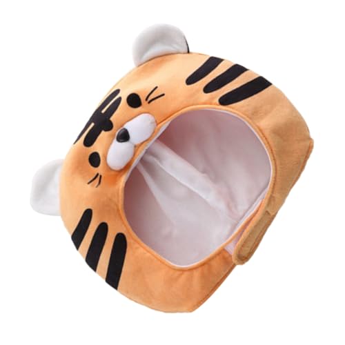 HEALSOPTHY Tiger Kostüm Kopfbedeckung Plüsch Tierhut für Cosplay Karneval Maskenball Perfektes Partyzubehör für Erwachsene und Lustige Tiermaske für Rollenspiele HEALSOPTHY Tiger Kostüm Kopfbedeckung Plüsch Tierhut für Cosplay Karneval Maskenball Perfektes Partyzubehör für Erwachsene und Lustige Tiermaske für Rollenspiele von HEALSOPTHY