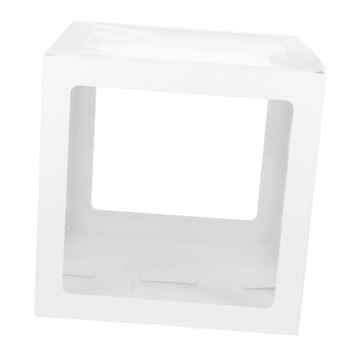 HEALSOPTHY Transparente Geschenkbox für Luftballons Weiße Ballonbox Dekorative Aufbewahrung für Weihnachten Hochzeit Geburtstag Festliche Party Deko Schützende Ballonverpackung HEALSOPTHY Transparente Geschenkbox für Luftballons Weiße Ballonbox Dekorative Aufbewahrung für Weihnachten Hochzeit Geburtstag Festliche Party Deko Schützende Ballonverpackung von HEALSOPTHY