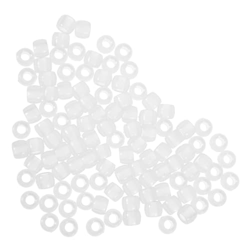 HEALSOPTHY UV Perlen Acryl DIY Spacer Beads für Schmuck Basteln Armbänder Halsketten mit Farbwechsel und Nachleuchteffekt Kreative Bastelperlen für Handgemachten Schmuck von HEALSOPTHY