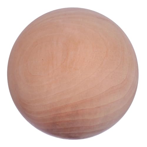 HEALSOPTHY Unbehandelte Holz Kugel Rund Natürliche Holzperle zum Basteln DIY Holzball für Handwerksprojekte Bemalbar Glatte Oberfläche Vielseitiges Bastelmaterial für Kreative Ideen von HEALSOPTHY