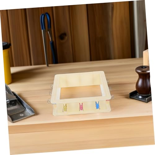 HEALSOPTHY Verstellbarer Silikon Mould Housing Rahmen Auslaufsicheres Kunststoff Mould für Diy Resin Kerzen Seifen Vielseitig Anwendbar Flexibel Anpassbar für Kreative Bastelprojekte HEALSOPTHY Verstellbarer Silikon Mould Housing Rahmen Auslaufsicheres Kunststoff Mould für Diy Resin Kerzen Seifen Vielseitig Anwendbar Flexibel Anpassbar für Kreative Bastelprojekte von HEALSOPTHY