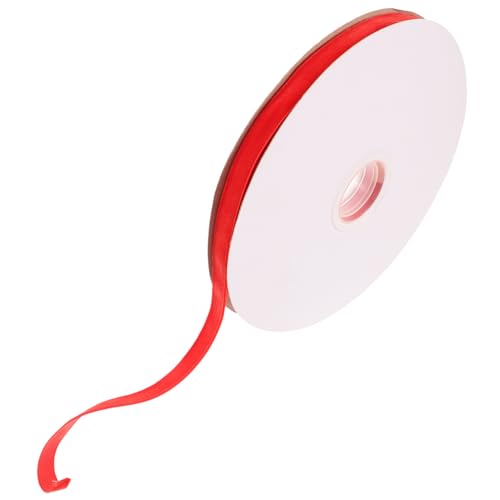 HEALSOPTHY Vintage Rotes Samt geschenkband Breit Weiches Vielseitiges Dekoband für Geschenkschleifen DIY Bastelarbeiten Kuchenverzierung und Kreative Geschenkverpackung von HEALSOPTHY