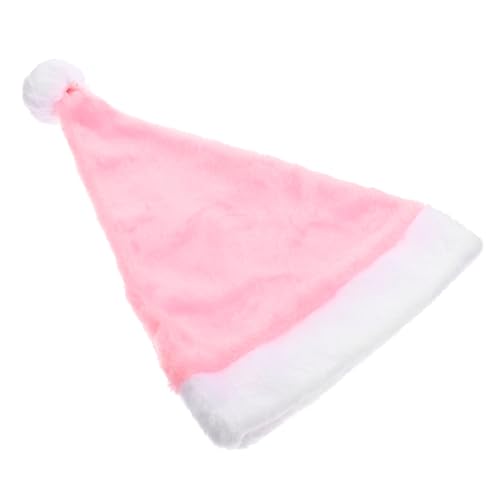 HEALSOPTHY Weiche Kurze Plüsch Weihnachtsmütze für Erwachsene Leichte Santa Claus Mütze in Rosa Bequeme Festtagsmütze für Weihnachtsfeiern und Partydeko HEALSOPTHY Weiche Kurze Plüsch Weihnachtsmütze für Erwachsene Leichte Santa Claus Mütze in Rosa Bequeme Festtagsmütze für Weihnachtsfeiern und Partydeko von HEALSOPTHY