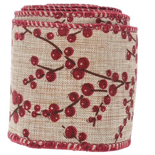 HEALSOPTHY Weihnachtsband aus Hochwertigem Leinen Bunte DIY Schleifenband für Geschenkboxen Festliche Weihnachtsbaum Dekoration Farbintensives Langlebiges Weihnachtsdekorationsband Vielseitig HEALSOPTHY Weihnachtsband aus Hochwertigem Leinen Bunte DIY Schleifenband für Geschenkboxen Festliche Weihnachtsbaum Dekoration Farbintensives Langlebiges Weihnachtsdekorationsband Vielseitig von HEALSOPTHY
