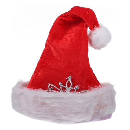 HEALSOPTHY Weihnachtshut Erwachsene Weihnachtsmannmütze aus Weichem Plüsch Bequem und Warm Wiederverwendbarer Santa Partyhut für Weihnachten und Neujahr Rot Unisex Festliche Kopfbedeckung HEALSOPTHY Weihnachtshut Erwachsene Weihnachtsmannmütze aus Weichem Plüsch Bequem und Warm Wiederverwendbarer Santa Partyhut für Weihnachten und Neujahr Rot Unisex Festliche Kopfbedeckung von HEALSOPTHY