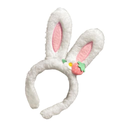 HEALSOPTHY Weißes Hasenohren Haarreif Plüsch Stirnband Niedlich Tierkostüm Zubehör Party Cosplay für Erwachsene und Geburtstagsfeier Ostern Karneval HEALSOPTHY Weißes Hasenohren Haarreif Plüsch Stirnband Niedlich Tierkostüm Zubehör Party Cosplay für Erwachsene und Geburtstagsfeier Ostern Karneval von HEALSOPTHY