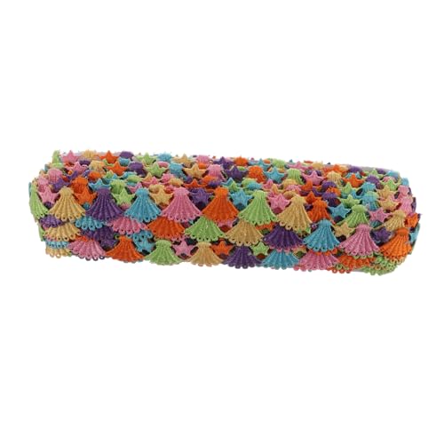 HEALSOPTHY Yards Gesticktes Cartoon Stil Band Diy Spitzenbesatz für Nähprojekte und Partydekoration Kleidung Hochzeitsaccessoires und Handarbeiten von HEALSOPTHY
