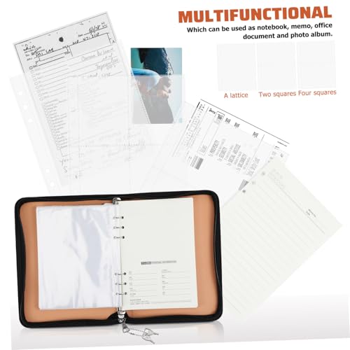 HEALSOPTHY Zipper Binder mit Ringen Flexibler Loose Leaf Planer Sicherer Reißverschluss Leicht und Kompakt für Budgetplanung Schule und Büro Modernes Design Weiß HEALSOPTHY Zipper Binder mit Ringen Flexibler Loose Leaf Planer Sicherer Reißverschluss Leicht und Kompakt für Budgetplanung Schule und Büro Modernes Design Weiß von HEALSOPTHY