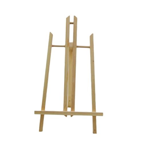 HEALSOPTHY klappbarer Malständer Zeichenblock für Anzeige Staffeleien Zeichnung Mini steht Malstaffelei klein tischdeckenklammern Standmalerei Zeichenständer aus Holz Bambus von HEALSOPTHY