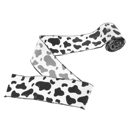 HEATSHAKING 1 Rolle Kuhband Basteln Ornamente Western Themenband Tierdruck Ripsband Tierband Kuh Druckband Polyester HEATSHAKING 1 Rolle Kuhband Basteln Ornamente Western Themenband Tierdruck Ripsband Tierband Kuh Druckband Polyester von HEATSHAKING