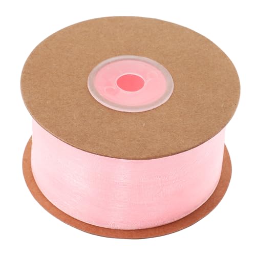 HEATSHAKING 1 Rolle Schneegarnband Tüllband Tüllbänder Schleife Feiertagsbänder Bogen Organza Einladung Bastalbänder Straußbänder Knoten Transparentes Band Fransenbänder Rand Rosa Chiffon HEATSHAKING 1 Rolle Schneegarnband Tüllband Tüllbänder Schleife Feiertagsbänder Bogen Organza Einladung Bastalbänder Straußbänder Knoten Transparentes Band Fransenbänder Rand Rosa Chiffon von HEATSHAKING