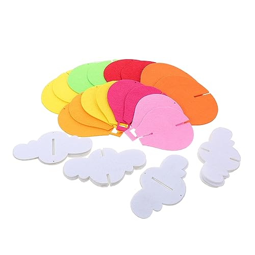 HEATSHAKING 1 Satz Kreatives Kindergarten Hängedekor mit Bunten Heißluftballons für Klassenzimmer und Niedliche und Sichere Raumdekoration für Vorschule von HEATSHAKING