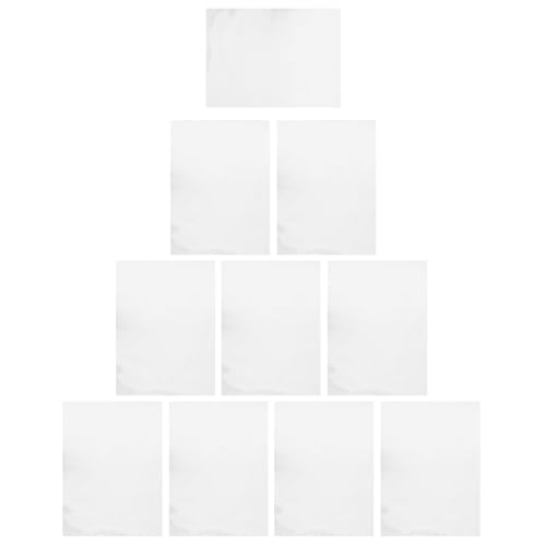 HEATSHAKING 10 Blatt Doppelseitiges Klebeband Hochtransparent Stark Haftend Selbstklebend für Bastelarbeiten Fotobücher und Büroanwendungen von HEATSHAKING