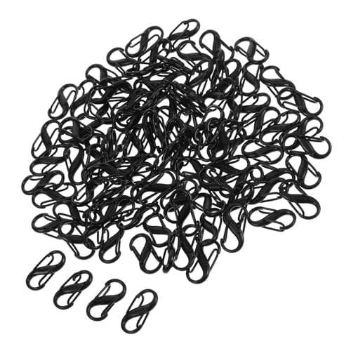 HEATSHAKING 100 Stück Halskette Anhänger Verschluss Armbandverschluss Stecker Kettenverkürzer Schmuckverschlüsse Für Armbänder Doppelhummerverschluss Reißverschlüsse Schwarz Zinklegierung HEATSHAKING 100 Stück Halskette Anhänger Verschluss Armbandverschluss Stecker Kettenverkürzer Schmuckverschlüsse Für Armbänder Doppelhummerverschluss Reißverschlüsse Schwarz Zinklegierung von HEATSHAKING