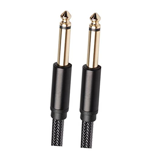 HEATSHAKING 1Stück Audiosignalkabel Geräuschgeschütztes Kabel für Gitarre Hochwertiges Instrumentenkabel für Bass und Tasteninstrumente Langlebig und Schwarz HEATSHAKING 1Stück Audiosignalkabel Geräuschgeschütztes Kabel für Gitarre Hochwertiges Instrumentenkabel für Bass und Tasteninstrumente Langlebig und Schwarz von HEATSHAKING