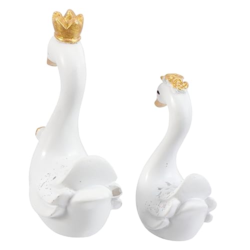 HEATSHAKING 2 Stück Dekoration aus Resin Miniature Ornamente für Hochzeit Geburtstagsfeiern Diy Cake Topper und Auto Dekoration Handwerkskunst von HEATSHAKING