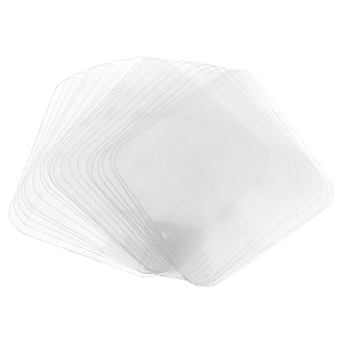 HEATSHAKING 20 Stück Doppelseitige Klebepads Transparent Starkes Nano Klebeband für Wände Büro Auto Spurlos Wiederverwendbar für Dekorationen Diy Projekte von HEATSHAKING