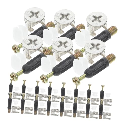 HEATSHAKING 24 Sätze Möbelverbinder Kleiderstecker Teil Bausatz Hardware Schlösser Fass Schrauben Möbelbeschläge Aus Metall Nocken Passender Dübel Verschluss Fix Fit Verbinden Ersatz Plastik HEATSHAKING 24 Sätze Möbelverbinder Kleiderstecker Teil Bausatz Hardware Schlösser Fass Schrauben Möbelbeschläge Aus Metall Nocken Passender Dübel Verschluss Fix Fit Verbinden Ersatz Plastik von HEATSHAKING
