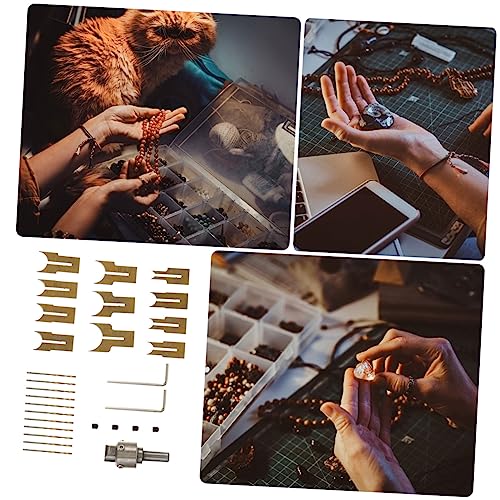 HEATSHAKING 24 Stück Teiliges Perlenbohrer Set aus Legiertem Stahl Holzringmacher für DIY Schmuckherstellung Präzise Holzperlenbearbeitung Geeignet für Anfänger und Profis Vielseitiges HEATSHAKING 24 Stück Teiliges Perlenbohrer Set aus Legiertem Stahl Holzringmacher für DIY Schmuckherstellung Präzise Holzperlenbearbeitung Geeignet für Anfänger und Profis Vielseitiges von HEATSHAKING