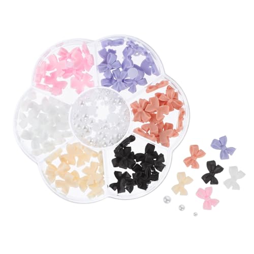 HEATSHAKING 7Gitter Nagelanhänger mit Perlen und Schleifen Dekorationen für Maniküre und DIY Nail Art Besondere Anlässe und Feiertage HEATSHAKING 7Gitter Nagelanhänger mit Perlen und Schleifen Dekorationen für Maniküre und DIY Nail Art Besondere Anlässe und Feiertage von HEATSHAKING