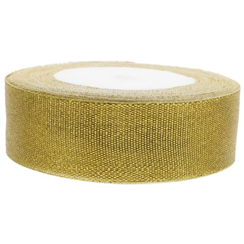 HEATSHAKING Glitzerband Dekoratives Geschenkband für Bastelarbeiten Hochzeiten Geburtstagsfeiern Arrangements und Geschenkverpackungen Jacquard Design Langlebig und Elegant von HEATSHAKING