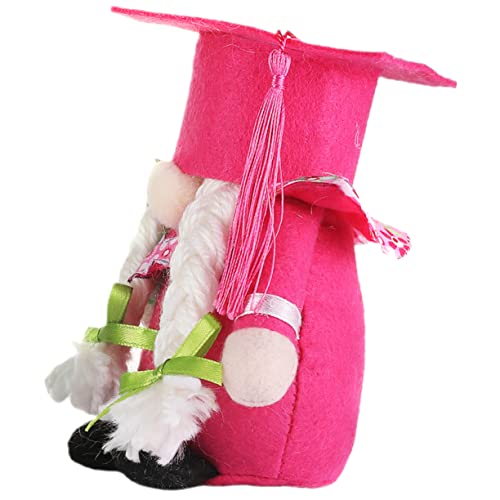 HEATSHAKING Graduation GNOME Dekoration Plüsch GNOME Mit Abschlussmütze Süßes Design Für Abschlussfeier Hochwertige Dekoration Für Zuhause Und Büro Zufälliger Stil von HEATSHAKING