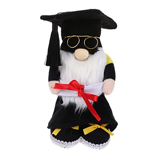 HEATSHAKING Graduierungs GNOME Dekoration Stehende Doktorhut Puppe Kreative Tischornamente für Abschlussfeiern Lustige GNOME für Studenten Sichere Materialien Handgefertigte Einzigartige von HEATSHAKING