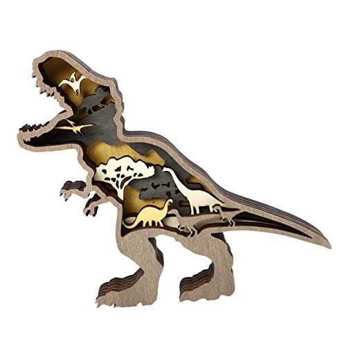 HEATSHAKING Holz Dekoration Handgefertigtes Holzspielzeug für Schreibtisch und Kinderzimmer Kreative und Lebendige Gestaltung Langlebiges Material für Dino Fans und Geburtstagsfeiern HEATSHAKING Holz Dekoration Handgefertigtes Holzspielzeug für Schreibtisch und Kinderzimmer Kreative und Lebendige Gestaltung Langlebiges Material für Dino Fans und Geburtstagsfeiern von HEATSHAKING