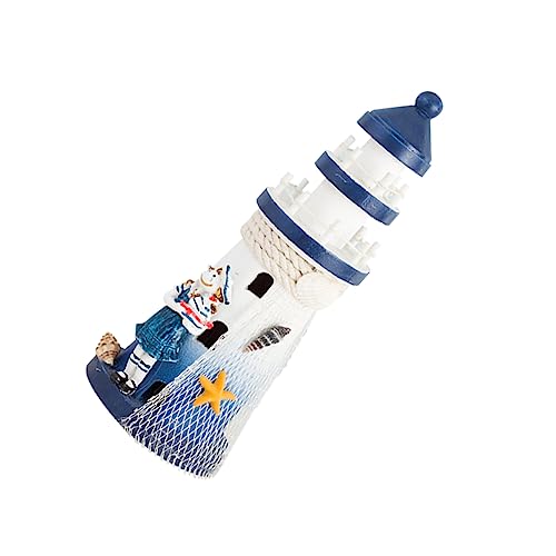 HEATSHAKING Leuchtturm-Ornament Meer Zier Leuchtturm Handwerksdekor Miniatur Tafelaufsatz am Strand klein Wohnkultur Leuchtturm Schmuck Leuchtturmmodell Leuchtturm im mediterranen Stil Holz HEATSHAKING Leuchtturm-Ornament Meer Zier Leuchtturm Handwerksdekor Miniatur Tafelaufsatz am Strand klein Wohnkultur Leuchtturm Schmuck Leuchtturmmodell Leuchtturm im mediterranen Stil Holz von HEATSHAKING