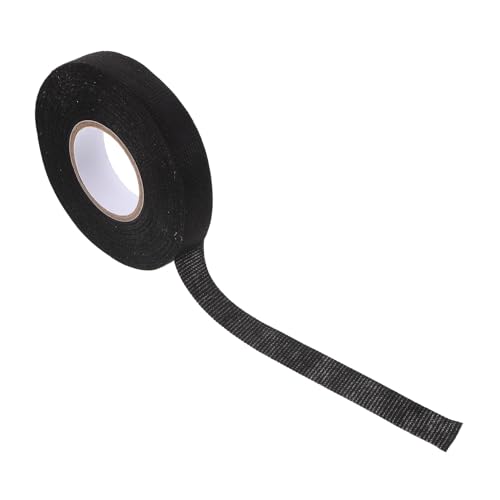 HEATSHAKING Schwarzes Flammenresistentes Klebeband aus Samtigem Hitzebeständig Verschleißfest Isolierend für Kabelbäume UV beständig Professionelle Optik Schutz vor Kurzschlüssen im Auto von HEATSHAKING