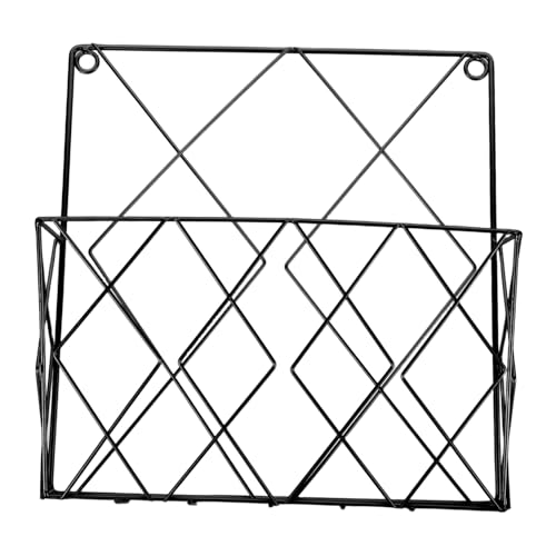 HEATSHAKING Wandregal Magazinhalter Industrial Wandmontage Organizer Platzsparend Multifunktional Für Zeitungen Bücher Wohnzimmer Badezimmer Büro von HEATSHAKING