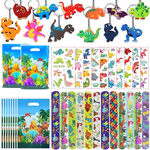 HEAWAA 44 Stück Dinosaurier Party Mitgebsel Kindergeburtstag, Party Gastgeschenke Set mit Schlüsselanhänger Schnapparmbänder Geschenktüten Tattoo Aufkleber für Kinder Jungen Mädchen Geburtstagsdeko HEAWAA 44 Stück Dinosaurier Party Mitgebsel Kindergeburtstag, Party Gastgeschenke Set mit Schlüsselanhänger Schnapparmbänder Geschenktüten Tattoo Aufkleber für Kinder Jungen Mädchen Geburtstagsdeko von HEAWAA