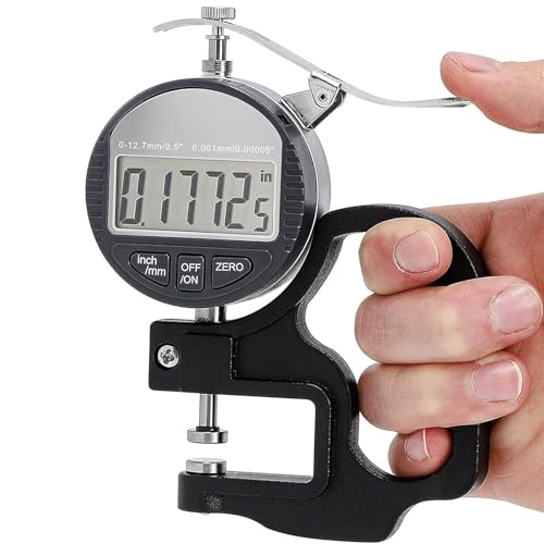 HEAXIY Digitalstärke Messgerät, Papierdicke, 0,001 Mm Auflösungsdicke, 0-12,7 Mm Bereiche HEAXIY Digitalstärke Messgerät, Papierdicke, 0,001 Mm Auflösungsdicke, 0-12,7 Mm Bereiche von HEAXIY