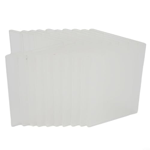 HEBEOT 10 x Acryl-Tischnummernhalter, V-Typ-Präsentationsständer für Visitenkarten und Schilder, Präsentationen (10,5 x 7 cm) von HEBEOT