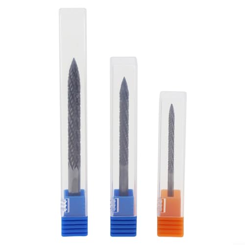 HEBEOT 3-teiliges Reifenreparatur-Hartmetall-Frässtift-Bohrer-Bits, Hartmetall-Stahlbohrer, Reifenschneider, Mühlen-Bit-Set, Reifenreparaturwerkzeuge für Autos, LKWs, Motorräder, Traktoren HEBEOT 3-teiliges Reifenreparatur-Hartmetall-Frässtift-Bohrer-Bits, Hartmetall-Stahlbohrer, Reifenschneider, Mühlen-Bit-Set, Reifenreparaturwerkzeuge für Autos, LKWs, Motorräder, Traktoren von HEBEOT